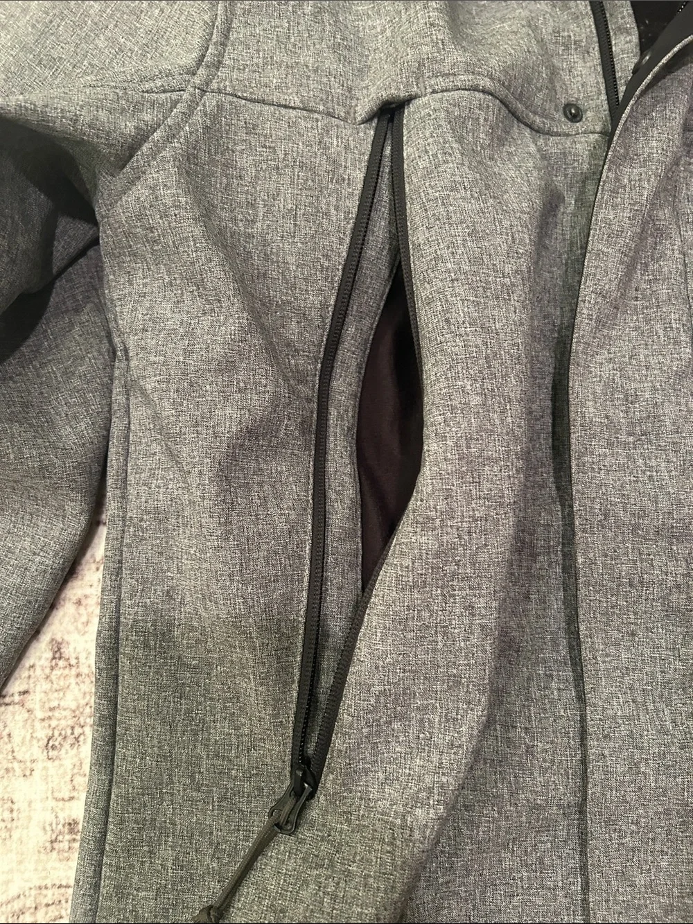 The North Face Men's Gray Hooded Trench Coat